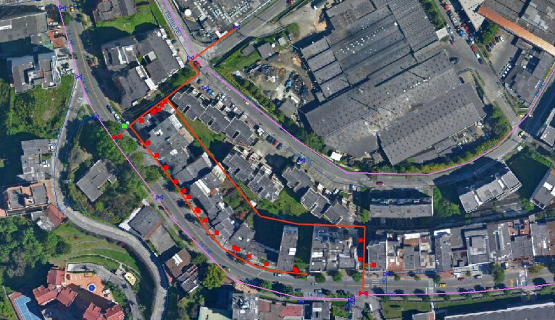 Suspensión del servicio en el barrio Milán de Manizales