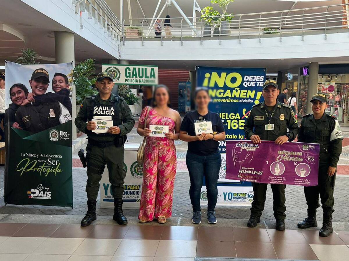La Policía de Neiva, realizó campaña de prevención en violencia basada en género