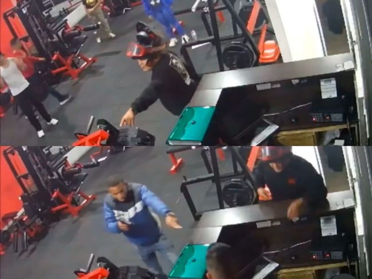 VIDEO l Delincuentes armados entraron a gimnasio a robar a usuarios en el sur de Bogotá