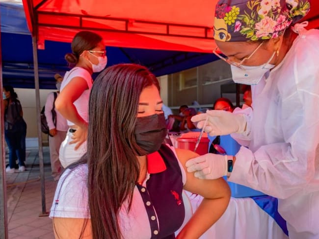 Vacunación de covid-19 en Cartagena