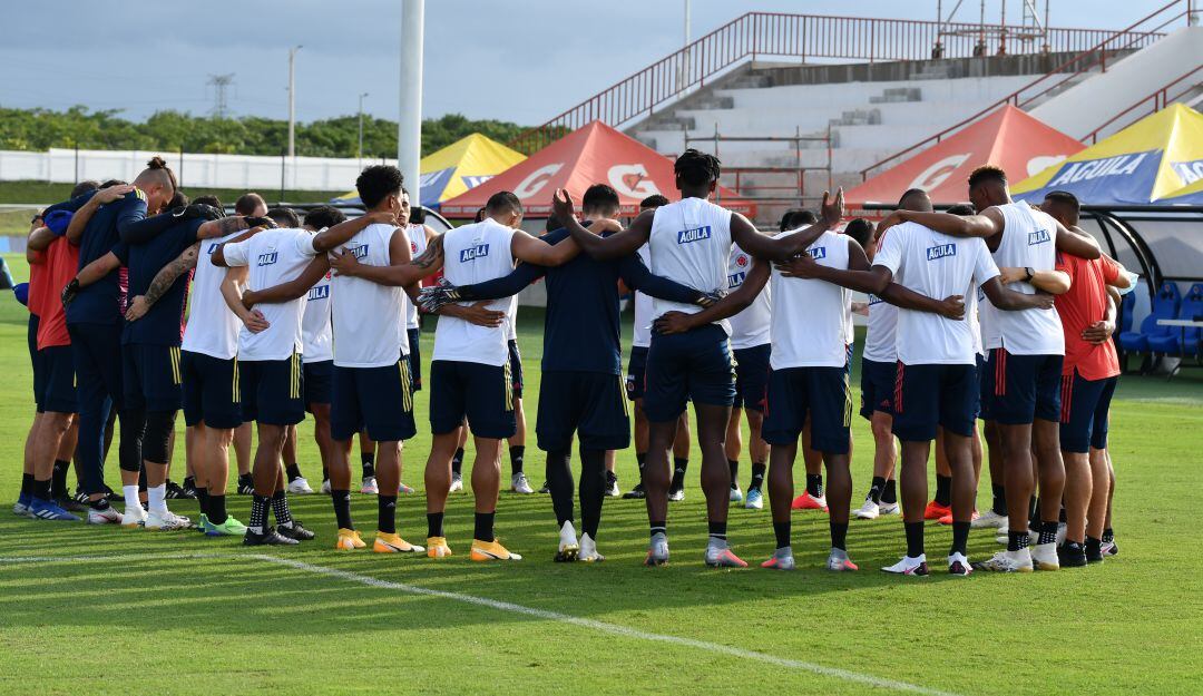 Jugadores de la Selección Colombia