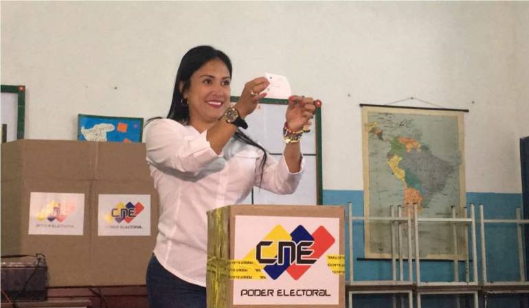 Laidy Gómez, Gobernadora (e) Táchira.