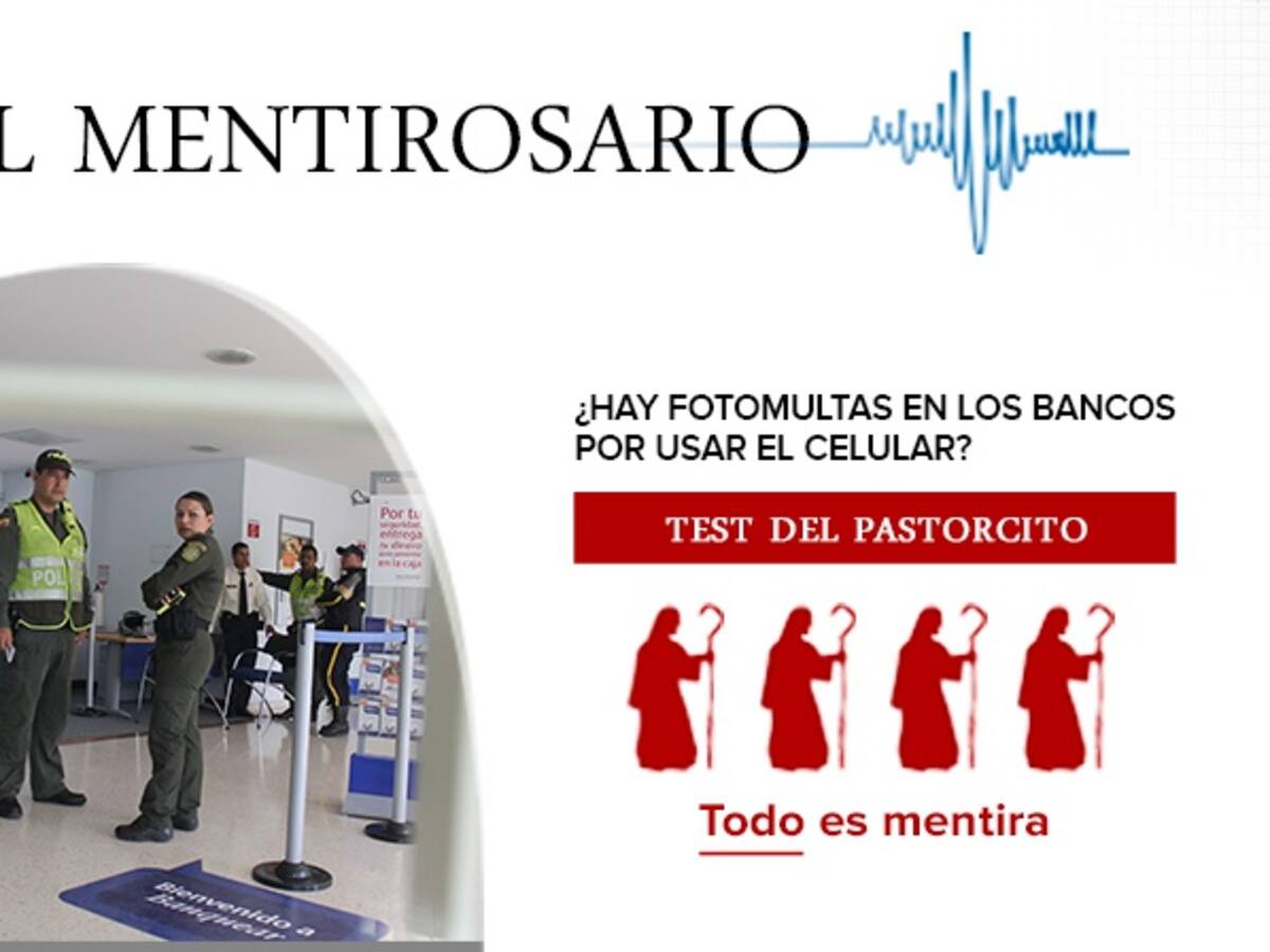 ¿Hay fotomultas en los bancos por usar el celular?