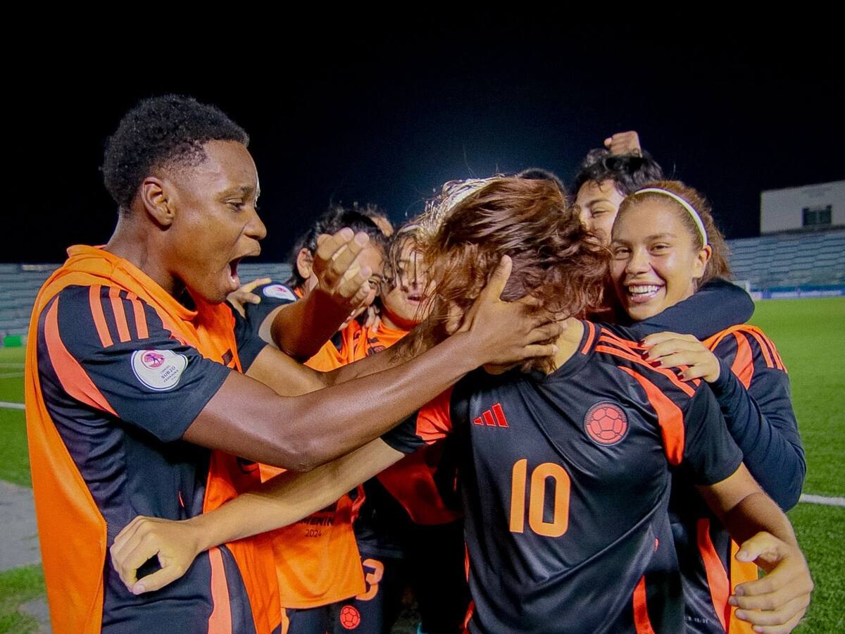 Selección Colombia femenina logró histórico triunfo ante Brasil en el Sudamericano Sub-20