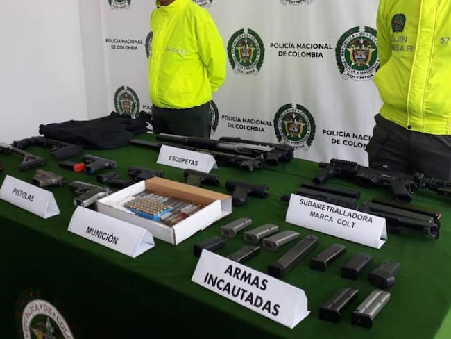 Policía prende alarmas en Barranquilla tras incautación de armamento
