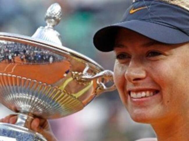 Maria Sharapova comenzó a jugar tenis a los tres años. Foto: El Tiempo