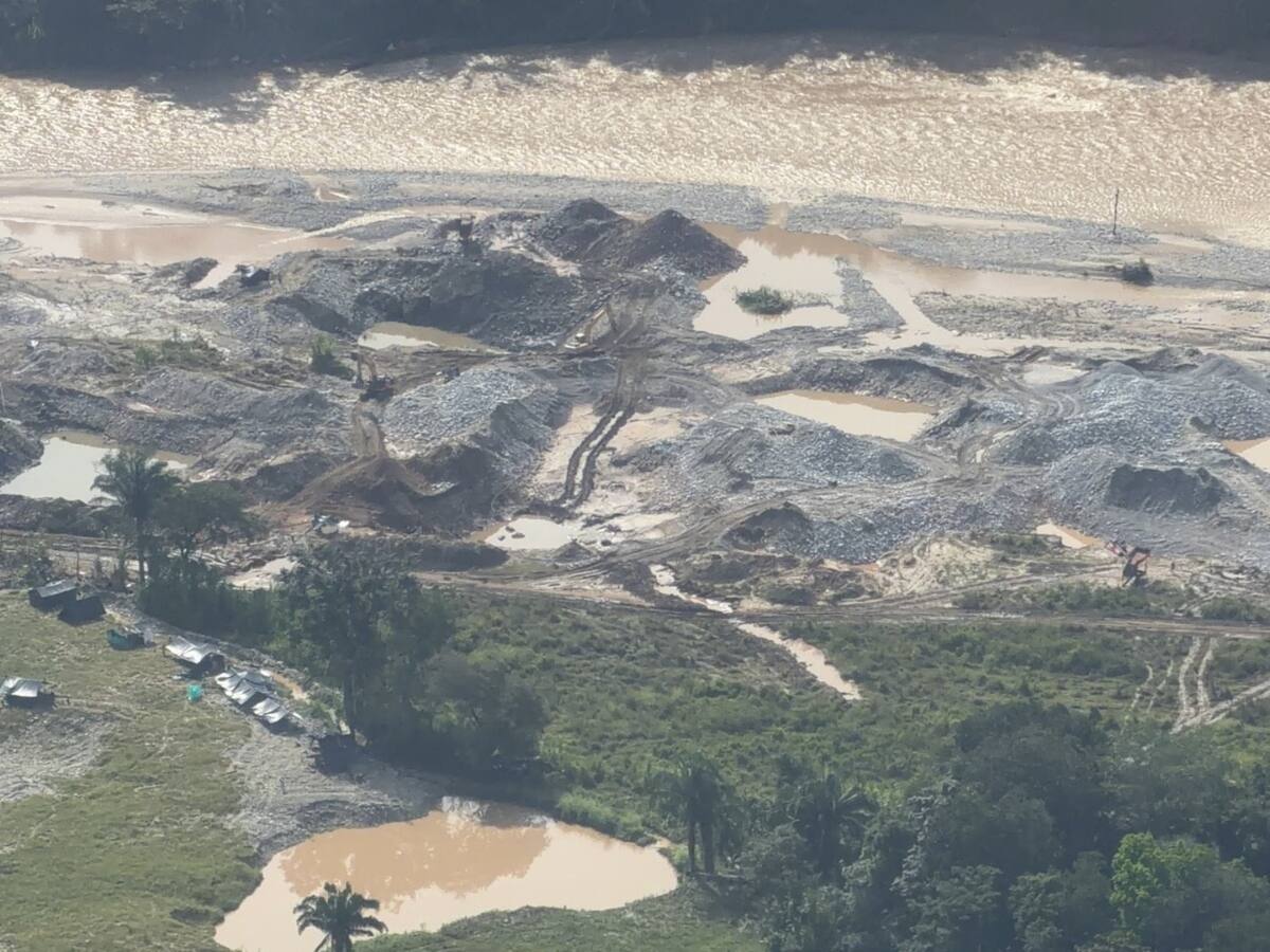 Minería ilegal ha arrasado más de 14 hectáreas de bosque en el sur del Tolima