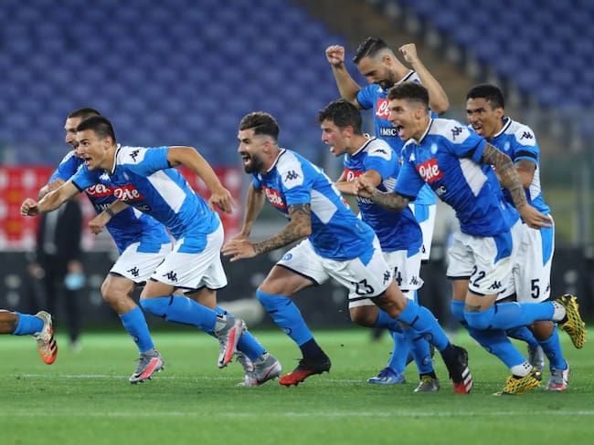 Las mejores imágenes de la consagración del Napoli en la Copa Italia