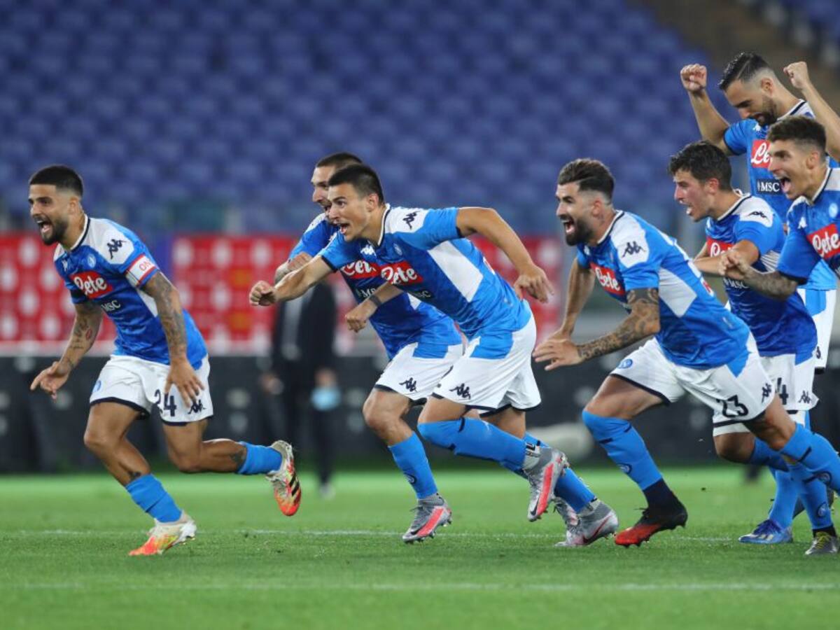 Las mejores imágenes de la consagración del Napoli en la Copa Italia