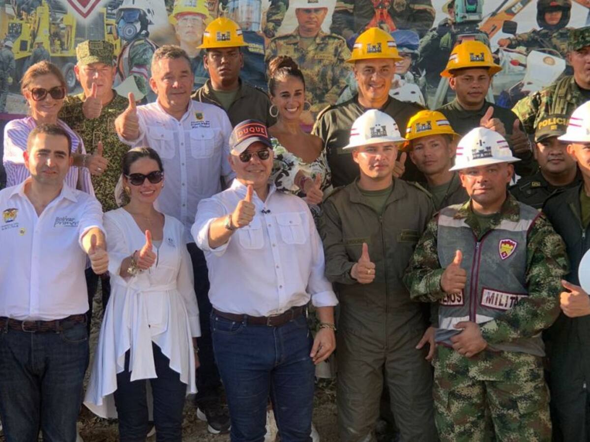 18 calles internas de El Salado fueron pavimentadas por el Gobierno