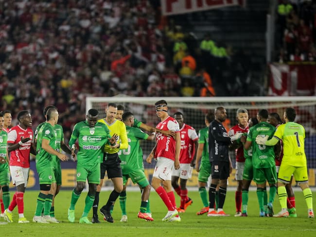 Duelo de Liga entre Independiente Santa Fe y La Equidad / Colprensa