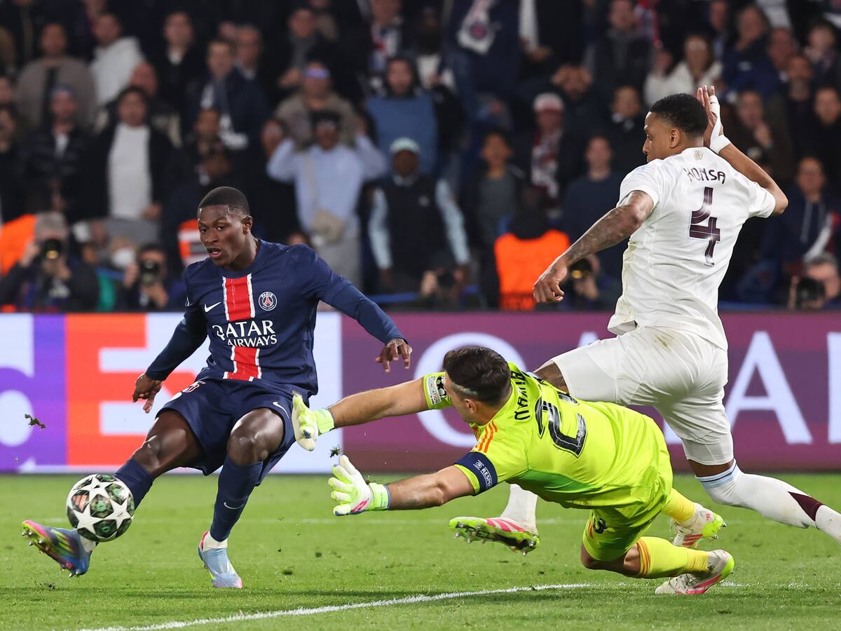 PSG vence al Aston Villa del ´Dibu´ sin problemas y da un paso enorme a las semifinales de Champions