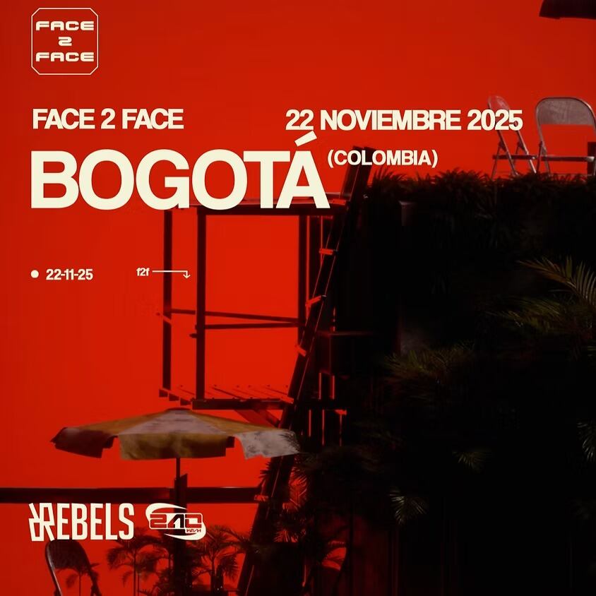 Llega a Colombia FACE 2 FACE: El evento que reúne lo mejor de la música electrónica en Bogotá y Medellín