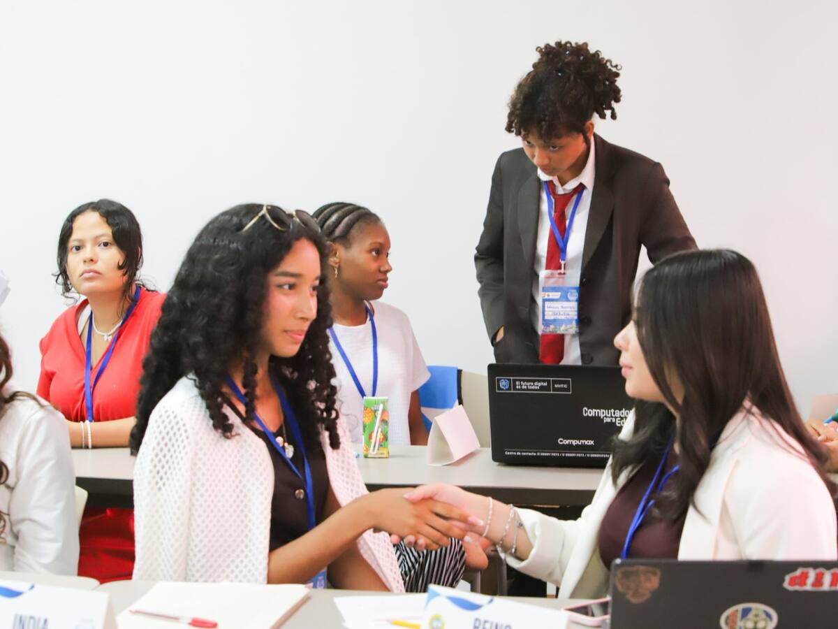 Estudiantes brillan en primer Modelo de Naciones Unidas implementado en colegios de Cartagena