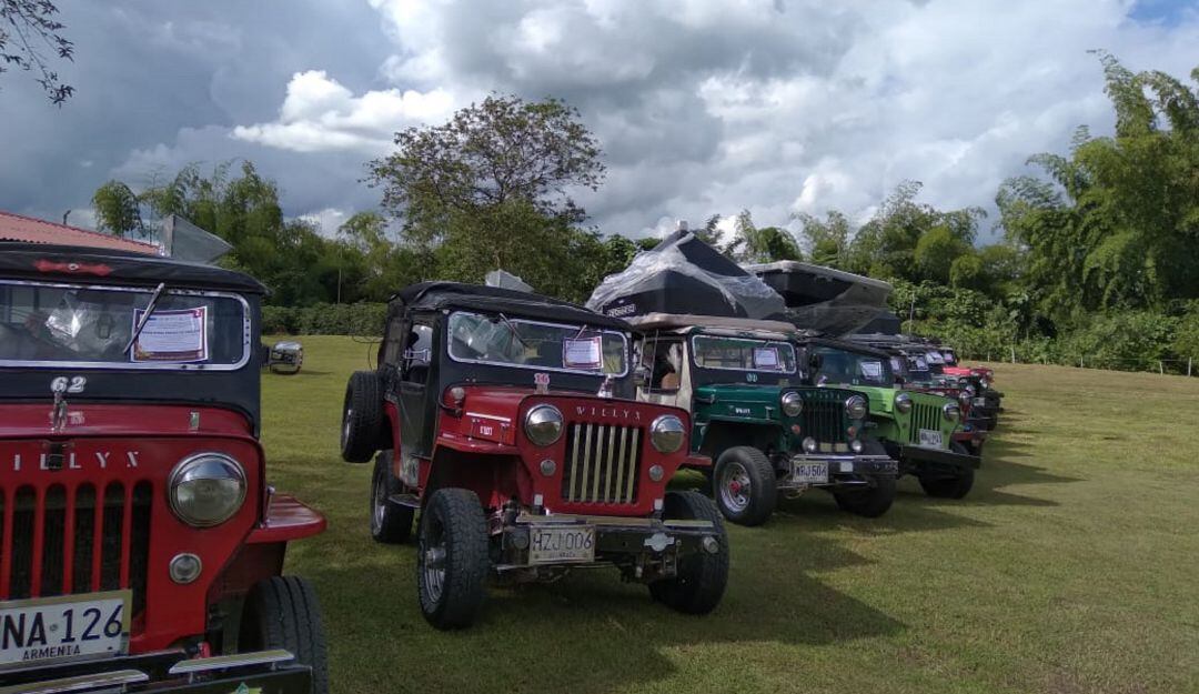 Jeep Willys en Finca El Agrado, del Comité de Cafeteros del Quindío 