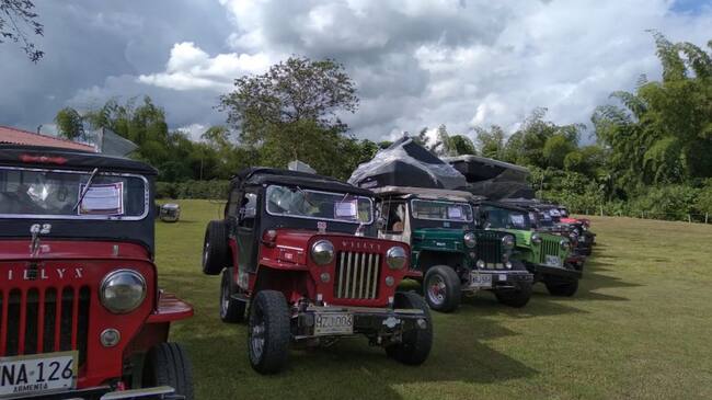 Jeep Willys en Finca El Agrado, del Comité de Cafeteros del Quindío
