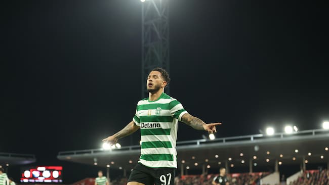 Tabla de goleadores en Liga de Portugal, tras una nueva anotación de Luis Javier Suárez con Sporting