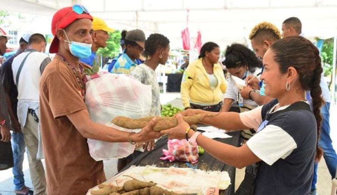 113 recicladores de oficio llevaron a sus hogares alimentos frescos y económicos en Henequén, Nuevo Paraíso y Bicentenario