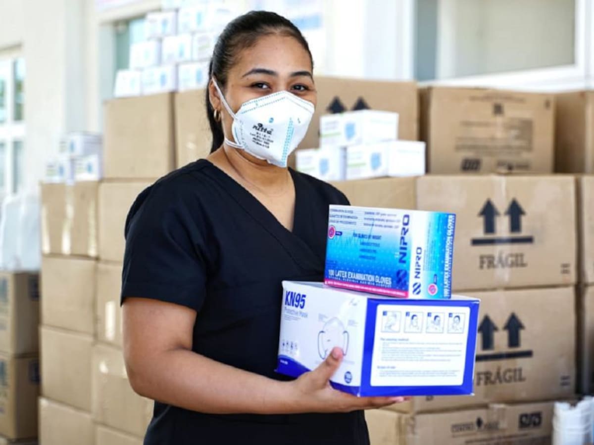 Ayudas humanitarias y elementos de bioseguridad en Mompox, Bolívar
