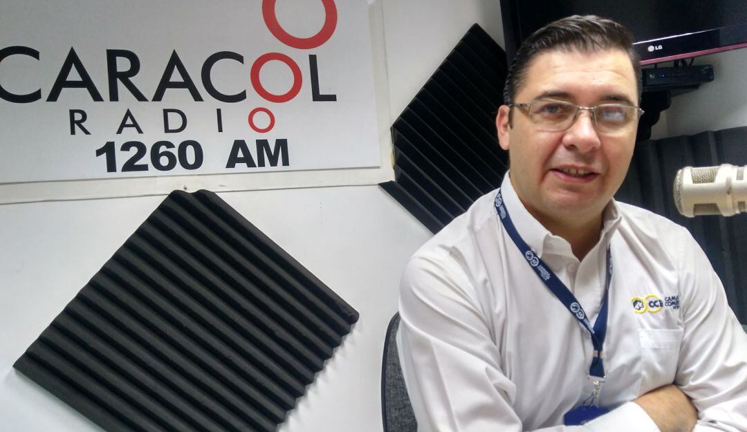 Luis Alfredo Huertas, presidente Cámara de Comercio de Ibagué