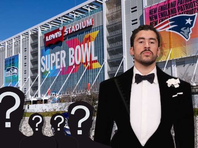 Super Bowl, Bad Bunny, show medio tiempo. Fotos: Getty Images