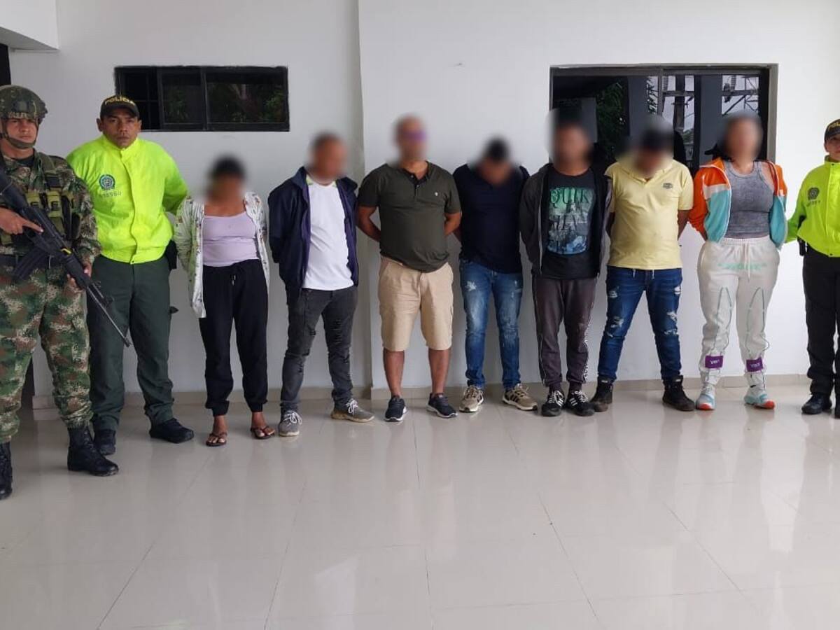 Capturan a 11 integrantes del Clan del Golfo con injerencia criminal en Montería