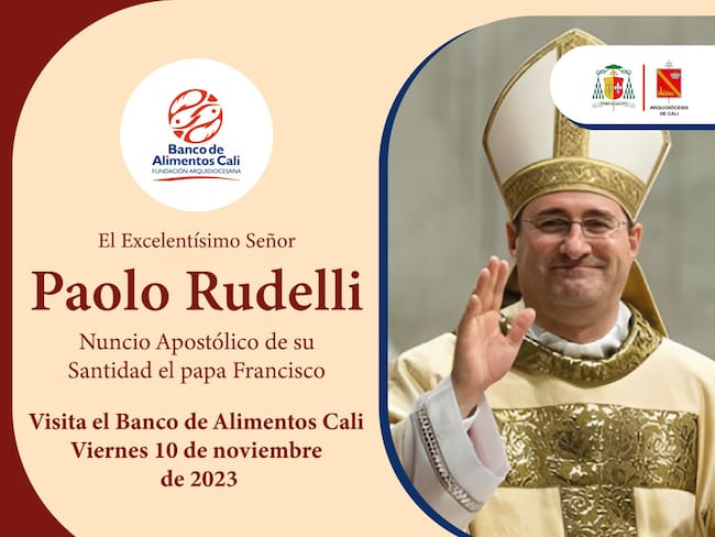 El Nuncio Apostólico del Papa Francisco, Paolo Rudelli.