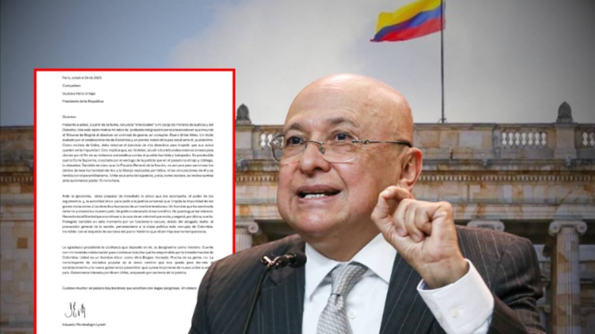 Graves señalamientos de Montealegre en su carta de renuncia: “criminal de guerra” y “Nobel pusilánime”