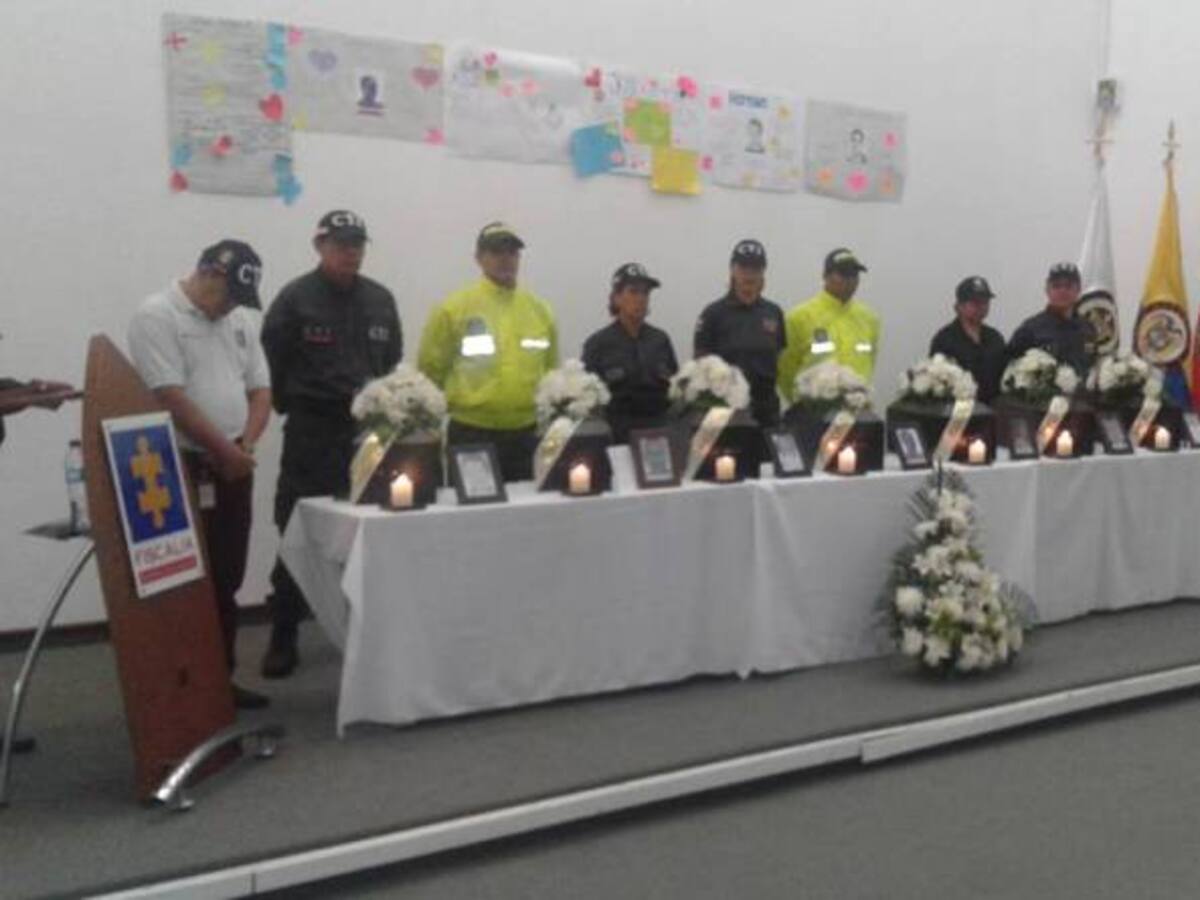 Fiscalía entrego en Ibagué restos de varias víctimas del conflicto armado