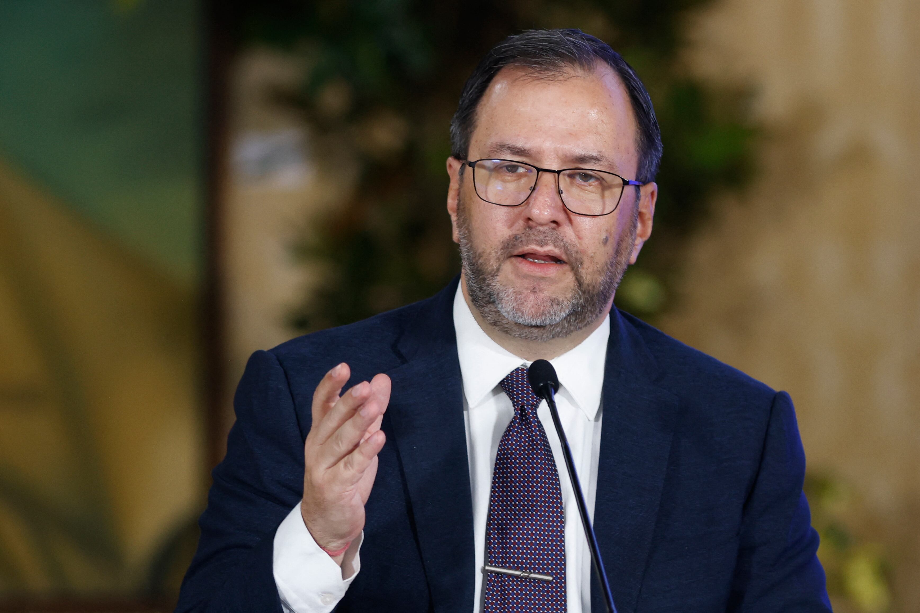 El ministro de Asuntos Exteriores de Venezuela, Yvan Gil, en Caracas, el 23 de junio de 2025. (Foto de PEDRO MATTEY/AFP via Getty Images)