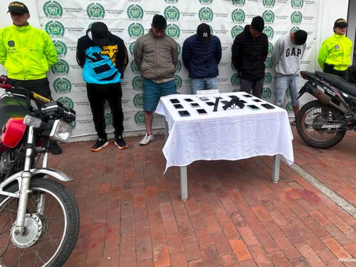 A la cárcel la banda delincuencial ‘Los Teos’, quienes hurtaban en 3 municipios de Boyacá