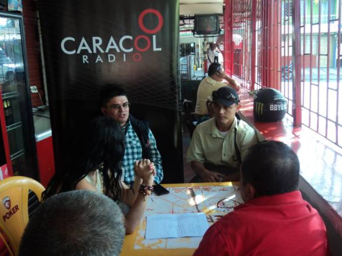 Caracol Radio visitó el barrio Calima de la comuna dos de Armenia