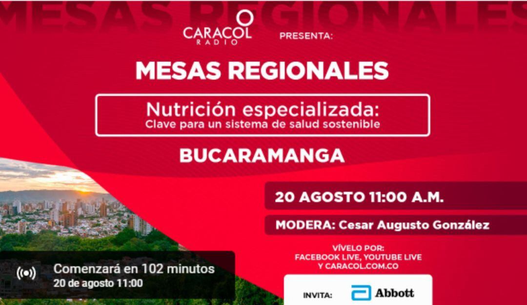 Caracol Radio lidera foro sobre nutrición y salud