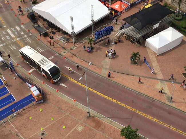 Por realización de Ironman, Transcaribe no llegará al Centro de Cartagena este domingo