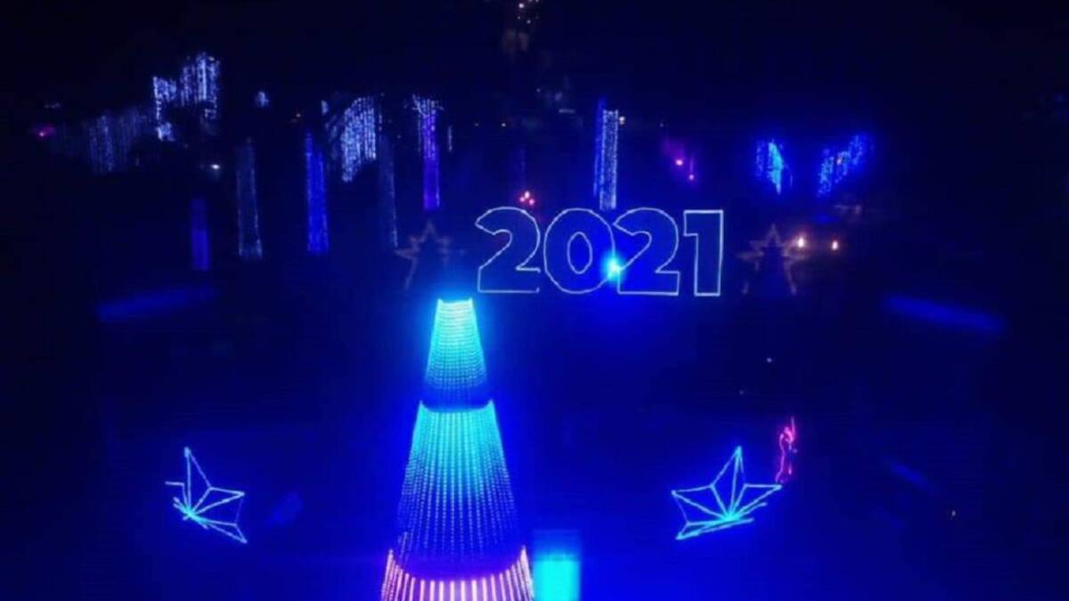 Informe alumbrado navideño, 2021, Edeq Quindío
