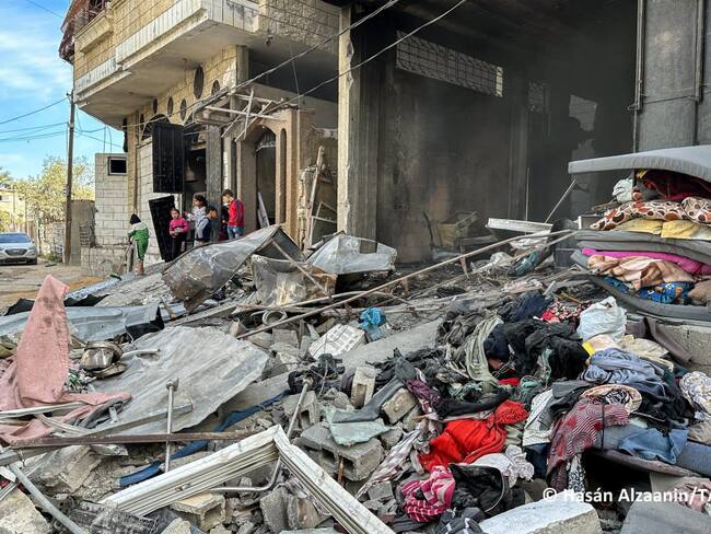 Nuevo ataque a carpas de desplazados en la franja de Gaza deja más de 25 muertos