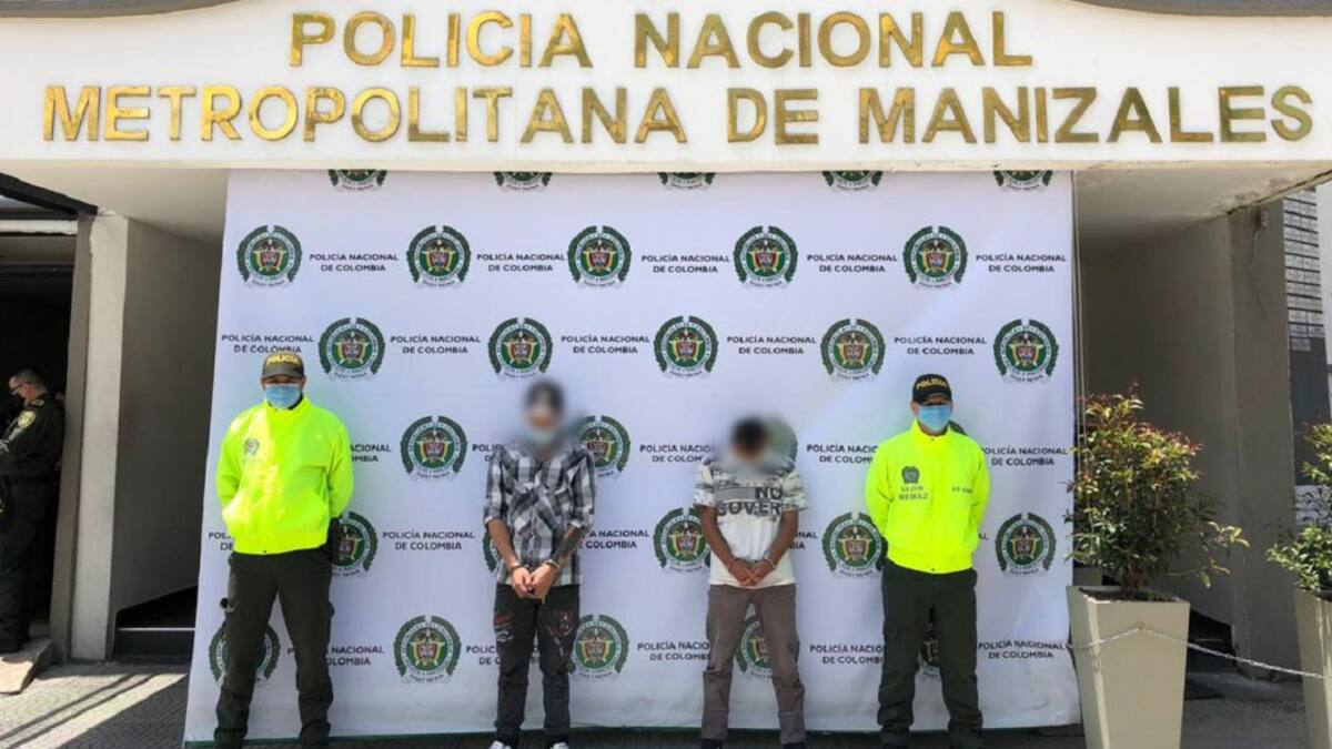 Detenidos presuntos atracadores en la comuna Atardeceres de Manizales