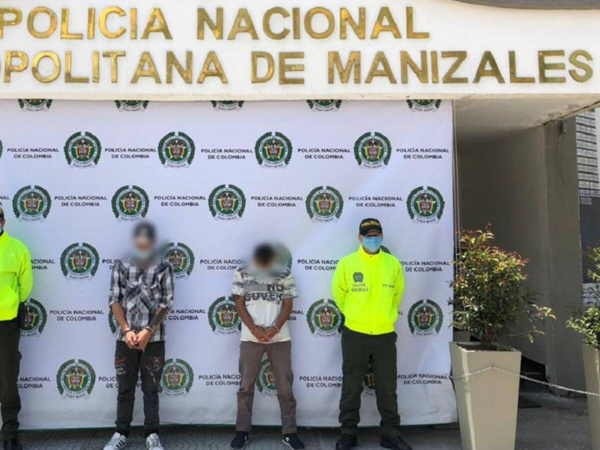 Detenidos presuntos atracadores en la comuna Atardeceres de Manizales