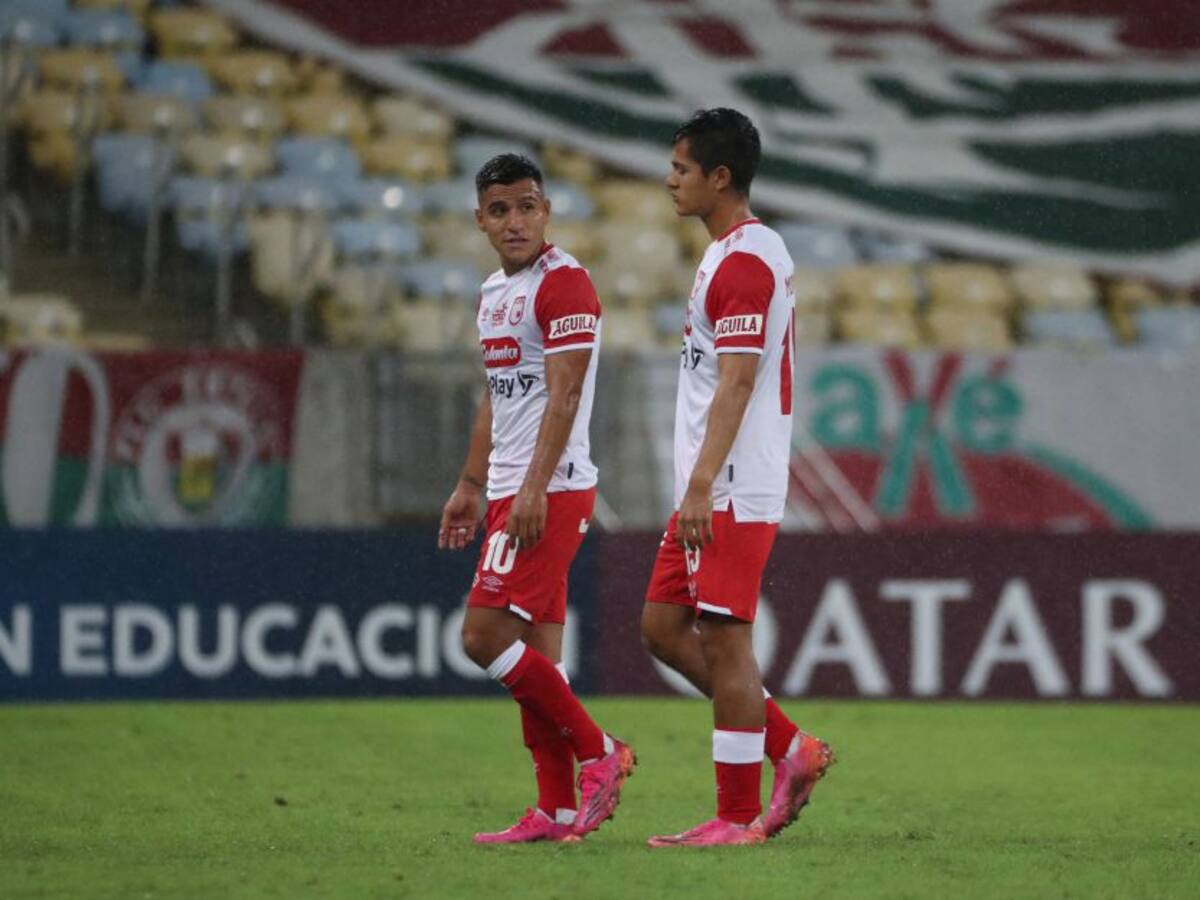 Santa Fe cayó en Brasil y quedó al borde de la eliminación de la Copa