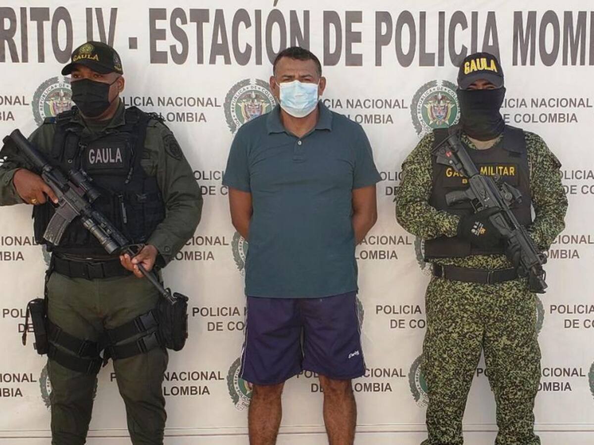 Cayó ‘Moncholo’ presunto integrante del Clan del Golfo en el sur de Bolívar