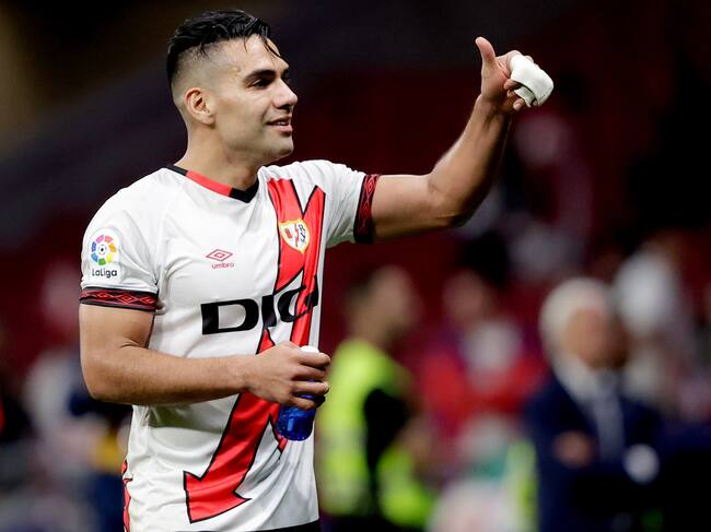 MADRID, SPAIN - OCTOBER 18: Falcao García acumula 13 partidos disputados con el Rayo Vallecano, (Photo by David S. Bustamante/Soccrates/Getty Images)