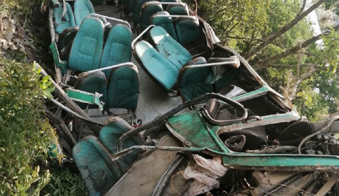 La buseta accidentada en San Andrés iniciaba hoy su primer recorrido