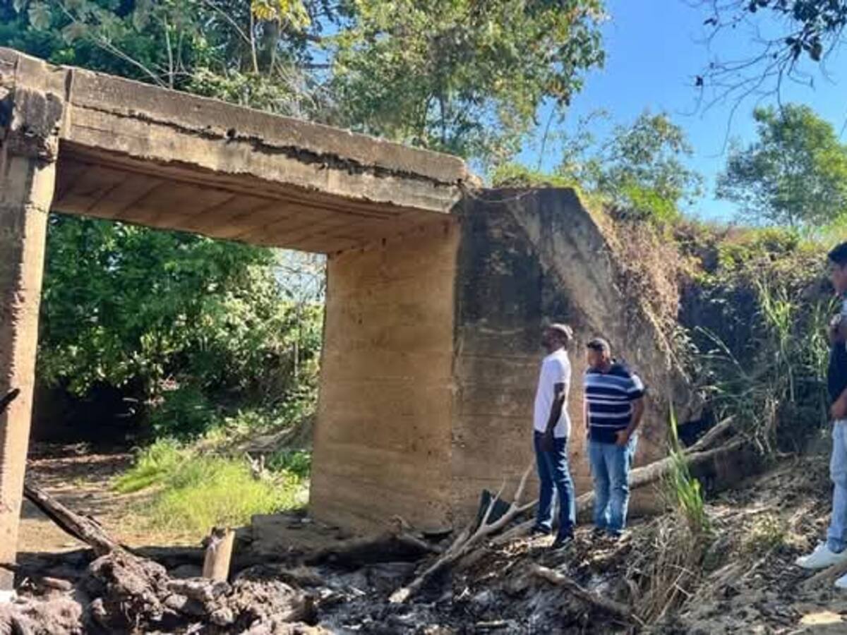 Puente en el norte del departamento de Bolívar podría colapsar
