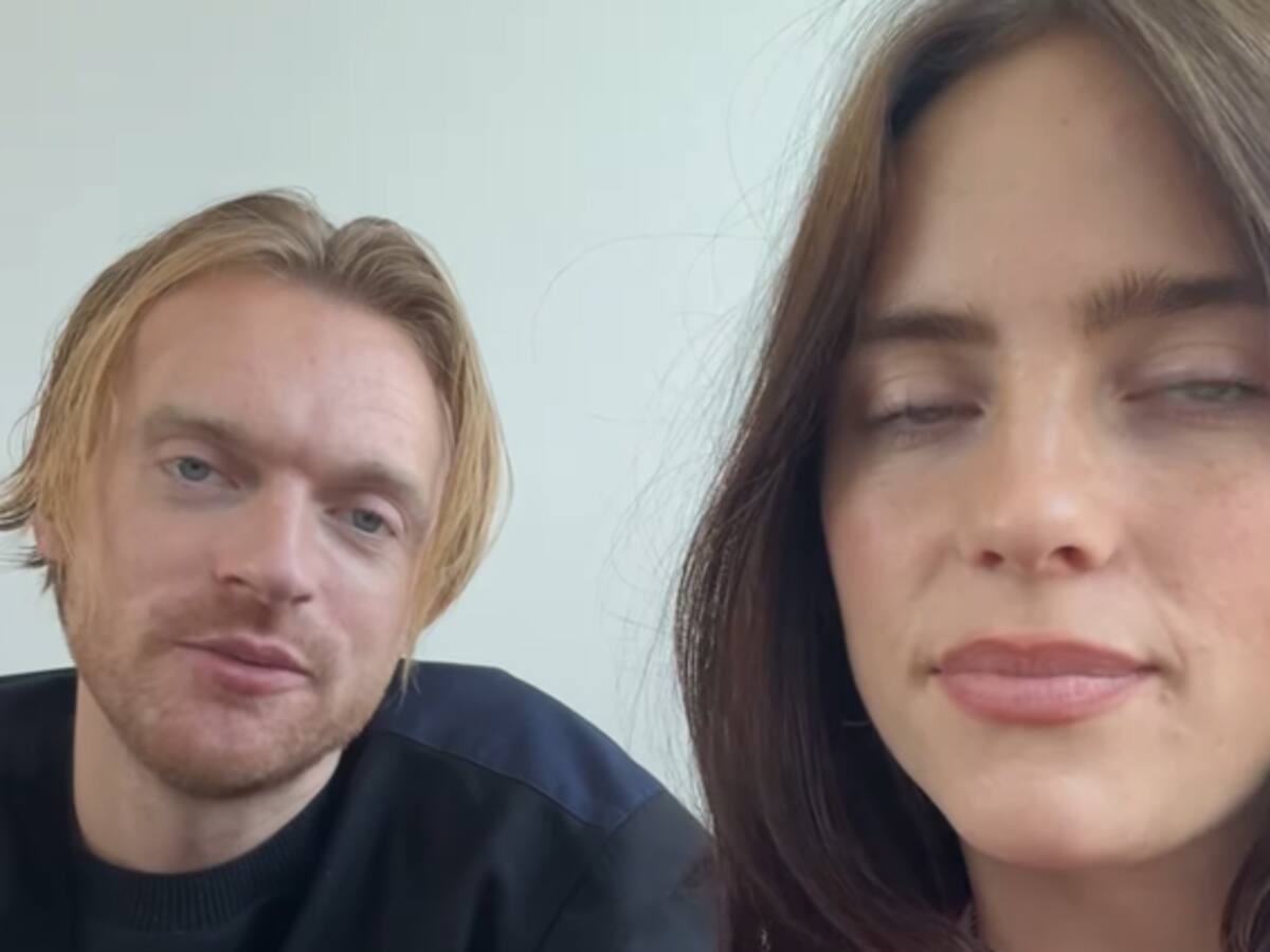 Billie Eilish y su hermano Finneas compartieron por quien van a votar