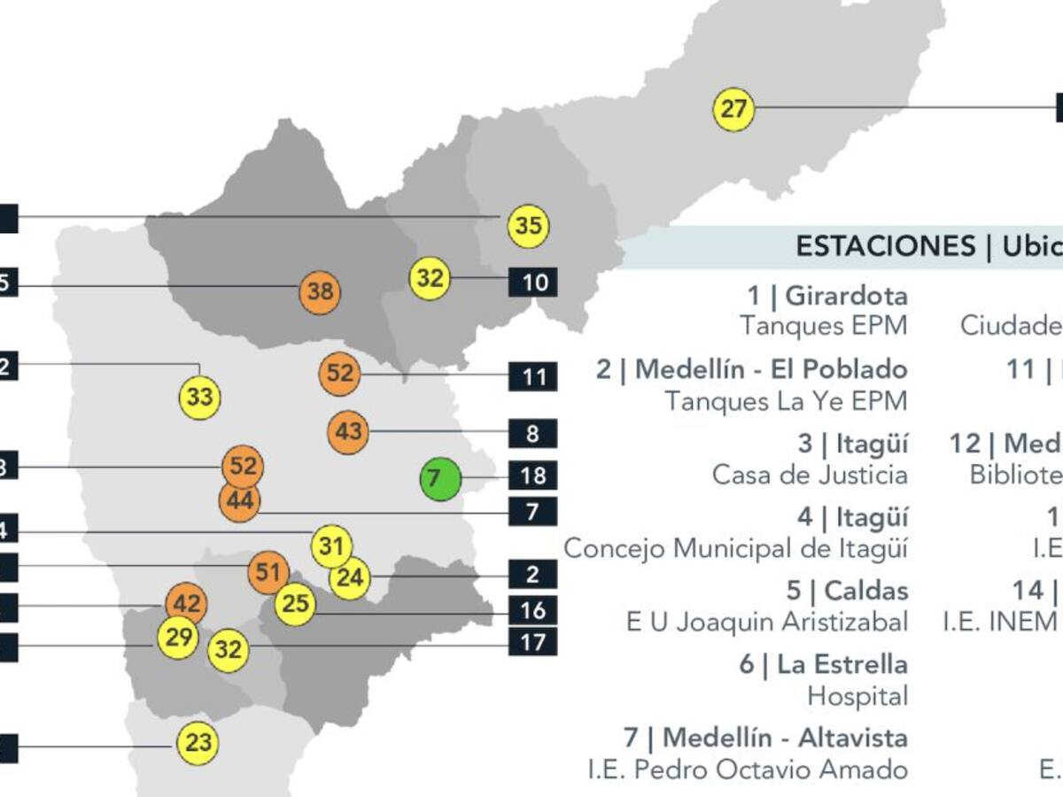 Empeora calidad del aire en el Valle de Aburrá