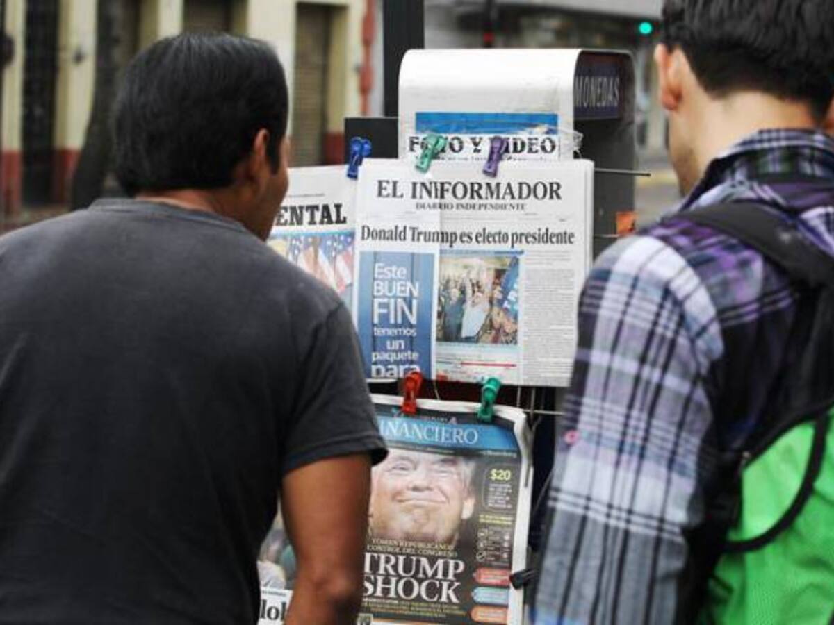 La prensa reaccionó ante el triunfo de Donald J. Trump