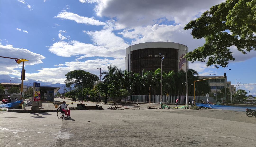 Punto de Resistencia Nuevo Latir en el oriente de Cali