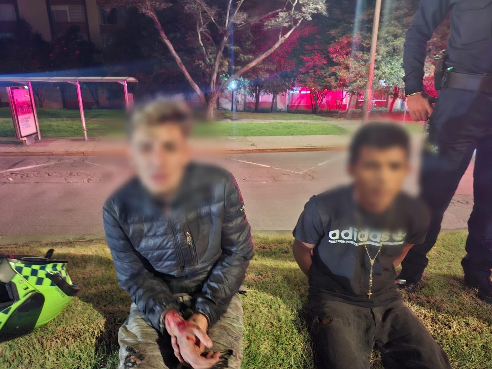Capturados tras robar y agredir a un ciudadano en el barrio El 