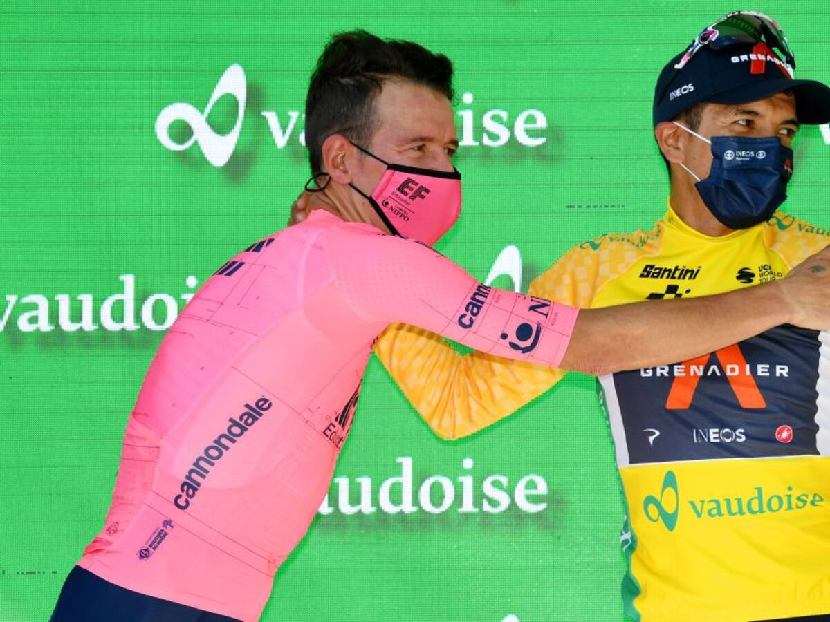 Rigoberto Urán se quedó con el segundo puesto de la Vuelta a Suiza