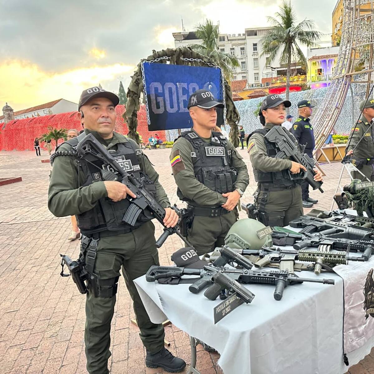 3.300 uniformados garantizar la seguridad en esta temporada decembrina y año nuevo en Cartagena